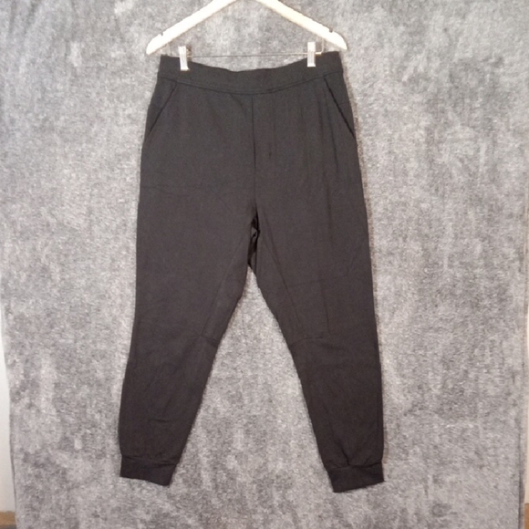 Lululemon Intent Jogger Shorter Black Yoga Outdoor Travel Mens Large - Picture 1 of 11